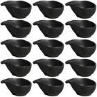 Kit 15 Molheiras 40ml Cerâmica Preto Matte Restaurante Orgâni