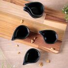 Kit 15 Molheiras 40ml Cerâmica Preto Matte Restaurante Orgâni