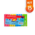 Kit 15 Pacotes Prendedor De Roupa Fiat Lux Plástico 12 Und