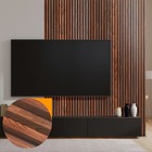 Kit 15 Painel Ripado Prime Madeira Pvc Pau Ferro 2,9m X 16cm