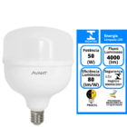 Kit 15 Peças Lampada Bulbo Led 50w Alta Potência Luz Branca 6