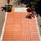 Kit 15 Piso Decks Madeira Plástico Encaixe Modular Piscina Sa