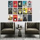 Kit 15 Placas Decorativas Filmes E Séries M5