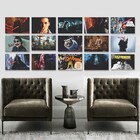 Kit 15 Placas Decorativas Filmes E Séries M7