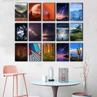 Kit 15 Placas Decorativas Paisagem M2