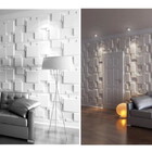 Kit 15 placas em pvc poliestireno revestimento 3d teto e pare