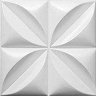 Kit 15 Placas Revestimento Auto Relevo Pétalas 50cm X 50cm