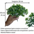 Kit 15 Plantas Artificiais Mini Suculentas (6 Hastes Cada) Pi