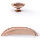 Kit 15 Puxadores Rose Gold Puxador De Gaveta