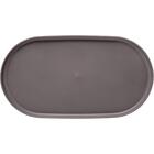 Kit 15 Travessa Oval Bambu Plástico 30x17cm Prato Servir Pet