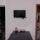 Kit 16  placas em pvc poliestireno revestimento 3d teto e par