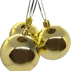 Kit 16 Bolas Dourada Decoração De Natal Árvore De Natal 60mm