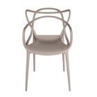 Kit 16 Cadeiras De Jantar Allegra Design Empilhável - Fendi