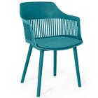 Kit 16 Cadeiras De Jantar Estofada Marcela - Turquesa