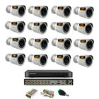 Kit 16 Câmeras De Segurança Dvr Hikvision 16 Canais 1080p Hil