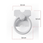 Kit 16 Dobradiças Mexicana + 8 Puxadores Argola Rustico - Bra