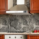 Kit 16 Metros De Papel De Parede Adesivo Lavavel Mármore Cinza