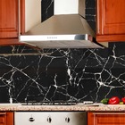 Kit 16 Metros De Papel De Parede Adesivo Lavavel Mármore Preto