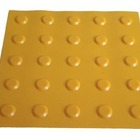 Kit 16 Pçs Piso Tátil Alerta Pvc 25x25 Argamassado Amarelo