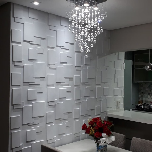 Kit 16 Placas Decorativas 4m² Acabamento Parede Forro Flexive