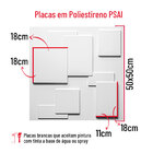 Kit 16 Placas Decorativas 4m² Acabamento Parede Forro Flexive