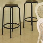 Kit 16 Ponteira Cadeiras Mesa Pés Móveis Tubos Preta 3/4''