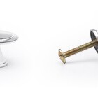 Kit 16 Puxador Ponto Redondo Para Móveis Gaveta Armario - Cro