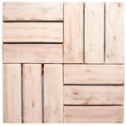 Kit 16 Unidades Decks De Madeira Modular 30x30 Cm Sacada E Va