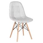 Kit - 16 X Cadeiras Estofadas Eames Eiffel Botonê - Base De M