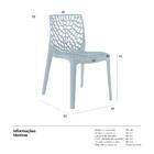 Kit - 16 X Cadeiras Gruvyer - Azul Petróleo