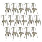 Kit - 16 X Cadeiras Iron Tolix - Fendi