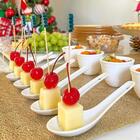 Kit 180 Colheres Finger Food 20ml Porcelana Branca Restaurant