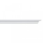 Kit 180m Linear Roda Teto Perfil De Poliestireno C30 Branco