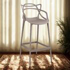 Kit 18 Banquetas Allegra Com Encosto Design Cozinha/bancada -