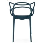 Kit 18 Cadeiras De Jantar Allegra Design Empilhável - Azul Ma