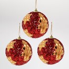 Kit 18 Enfeite Bolas Natalina Árvore Natal Estrela Artesanal