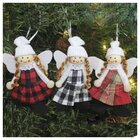 Kit 18 Enfeite Natalino Pendente Para Árvore De Natal Anjo 15