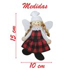 Kit 18 Enfeite Natalino Pendente Para Árvore De Natal Anjo 15