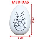 Kit 18 Ovos De Páscoa Infantil Para Colorir Coelhos Canetas