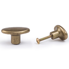 Kit 18 Puxador Oval Para Porta Gaveta Puxador Ouro Velho