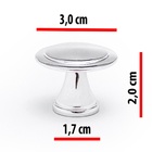 Kit 18 Puxadores De Porta De Armário Puxador Botão Puxadores