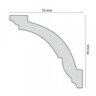 Kit 18m Linear Roda Teto Perfil De Poliestireno As   Branco