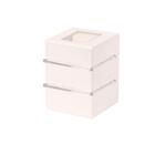 Kit 1 Arandela 2 Aletas 2 Fachos G9 Branca + 1 Lâmpada G9