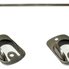 Kit 1 Barra 80cm E 2 Suportes Individuais P/ Churrasqueira