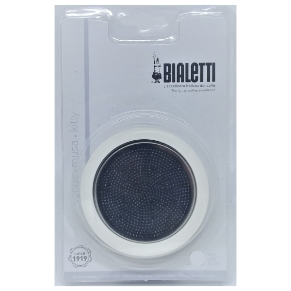 Kit 1 Borracha E Filtro Para Cafeteira Inox Vênus 6 Xícaras B