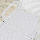 Kit 1 Cadeira Fibra Sintética Com Regulagem Madrid + Mesa Bra