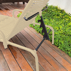 Kit 1 Cadeira para Piscina Reclinável Catar + Mesa De Centro