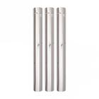 Kit 1 Cano Cano Chaminé Inox 115mm X 1m+ 2 Curva Sanfonada