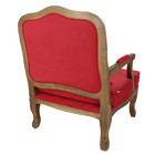 Kit 1 Chaise Clássico E 1 Poltrona King Verniz Imbuia E Velud