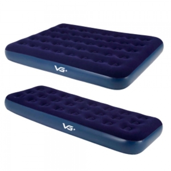 Kit 1 Colchão Inflável Casal E Solteiro Flocked Comfort Vg Pl